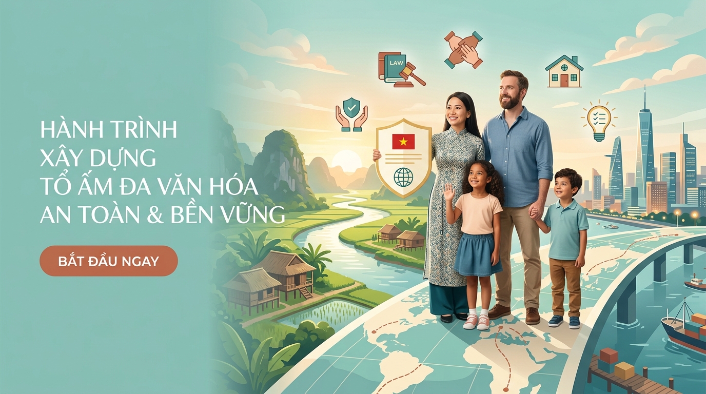 Hành trình xây dựng tổ ấm đa văn hóa